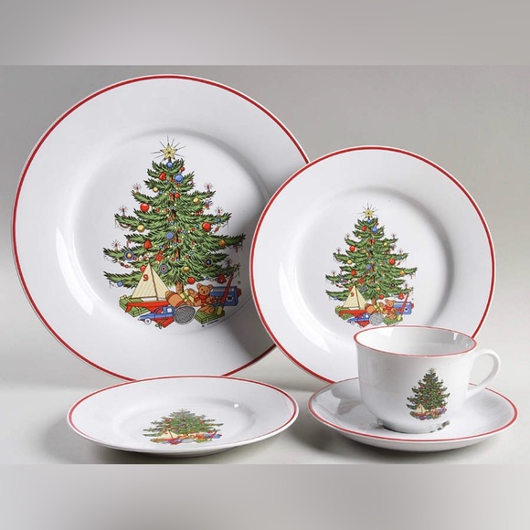 Vintage Cuthbertson 5 Piece Place Setting
American Christmas Tree (White) - Picture 1 of 4
